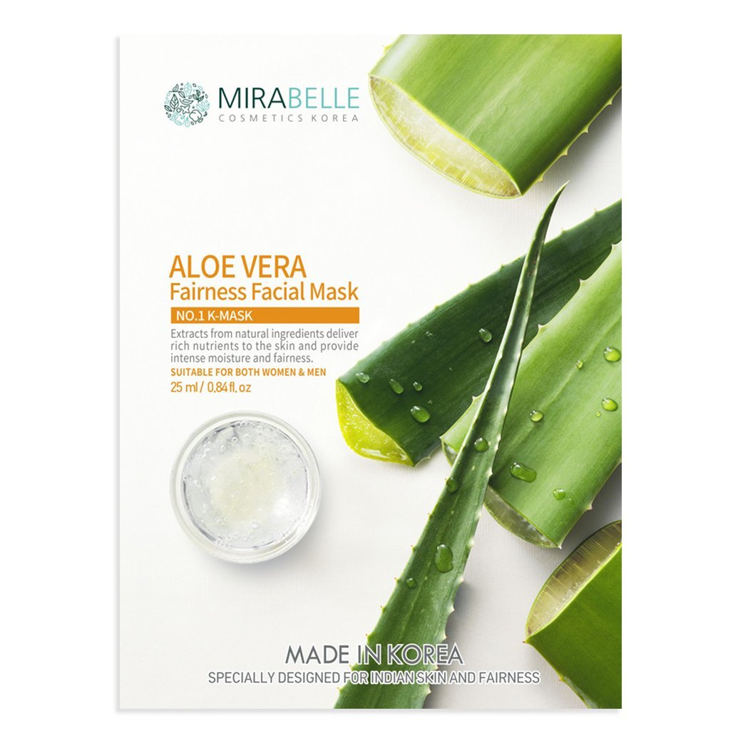Mirabelle Korea Aloe Vera Fairness Facial Mask (25ml)