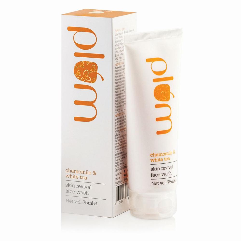 Plum Chamomile & White Tea Skin Revival Face Wash (75ml)