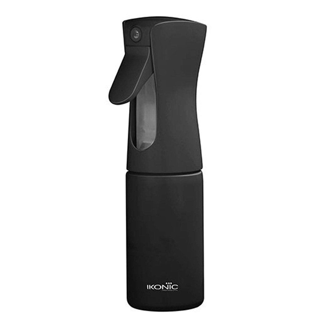 Ikonic Professional Spray Bottle, Misty 160ml (Black)