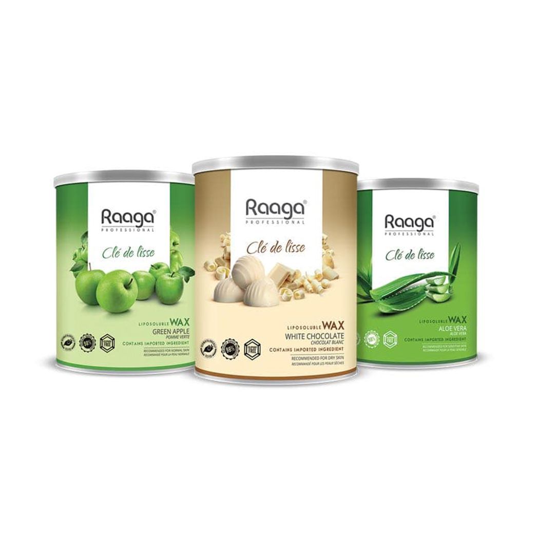 Raaga Professional Green Apple Liposoluble Wax (800gm)