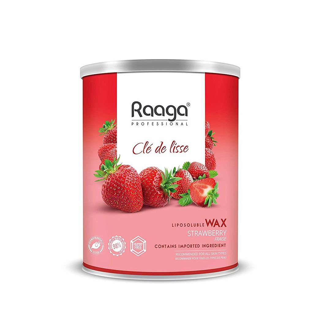 Raaga Professional Strawberry Liposoluble Wax (800ml)
