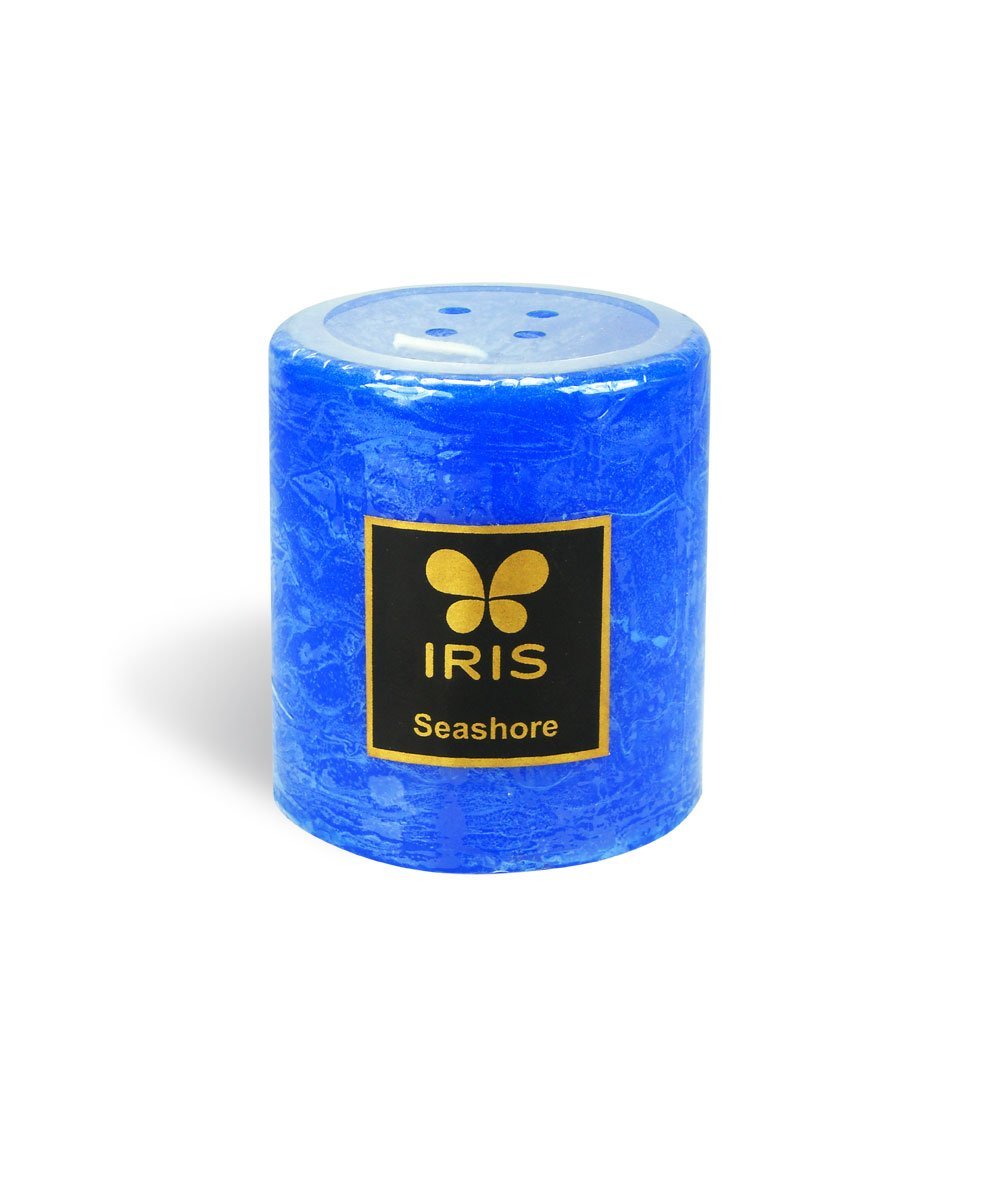 Iris Aroma Pillar Candle - Seashore (220gm)