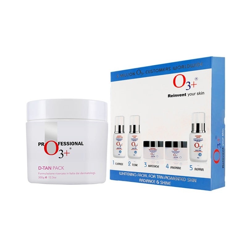 O3+ Whitening Kit & Dtan Pack Combo