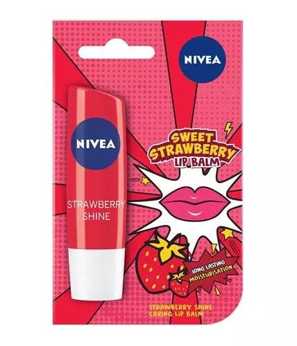 Nivea Sweet Strawberry Lip Balm Limited Edition (4.8gm)