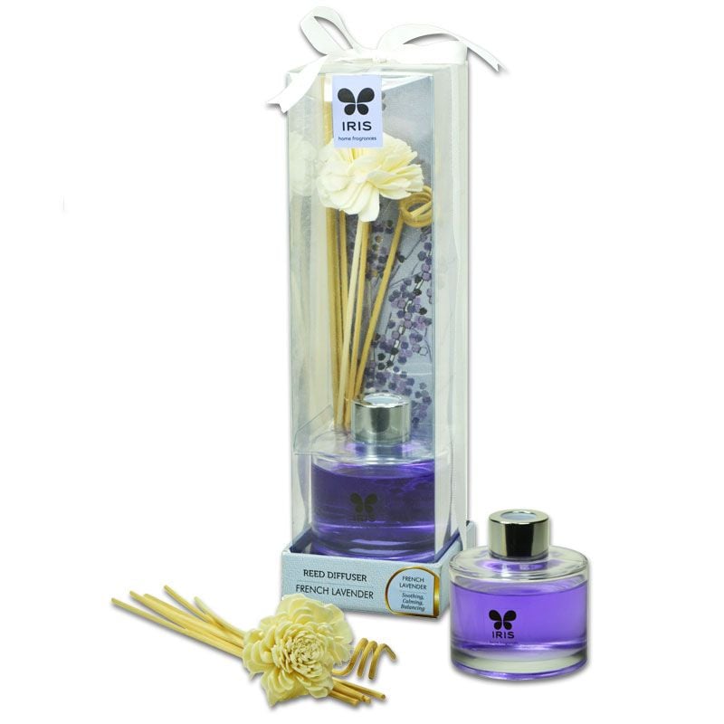 Iris Glass Reed Diffuser French Lavender (370gm)