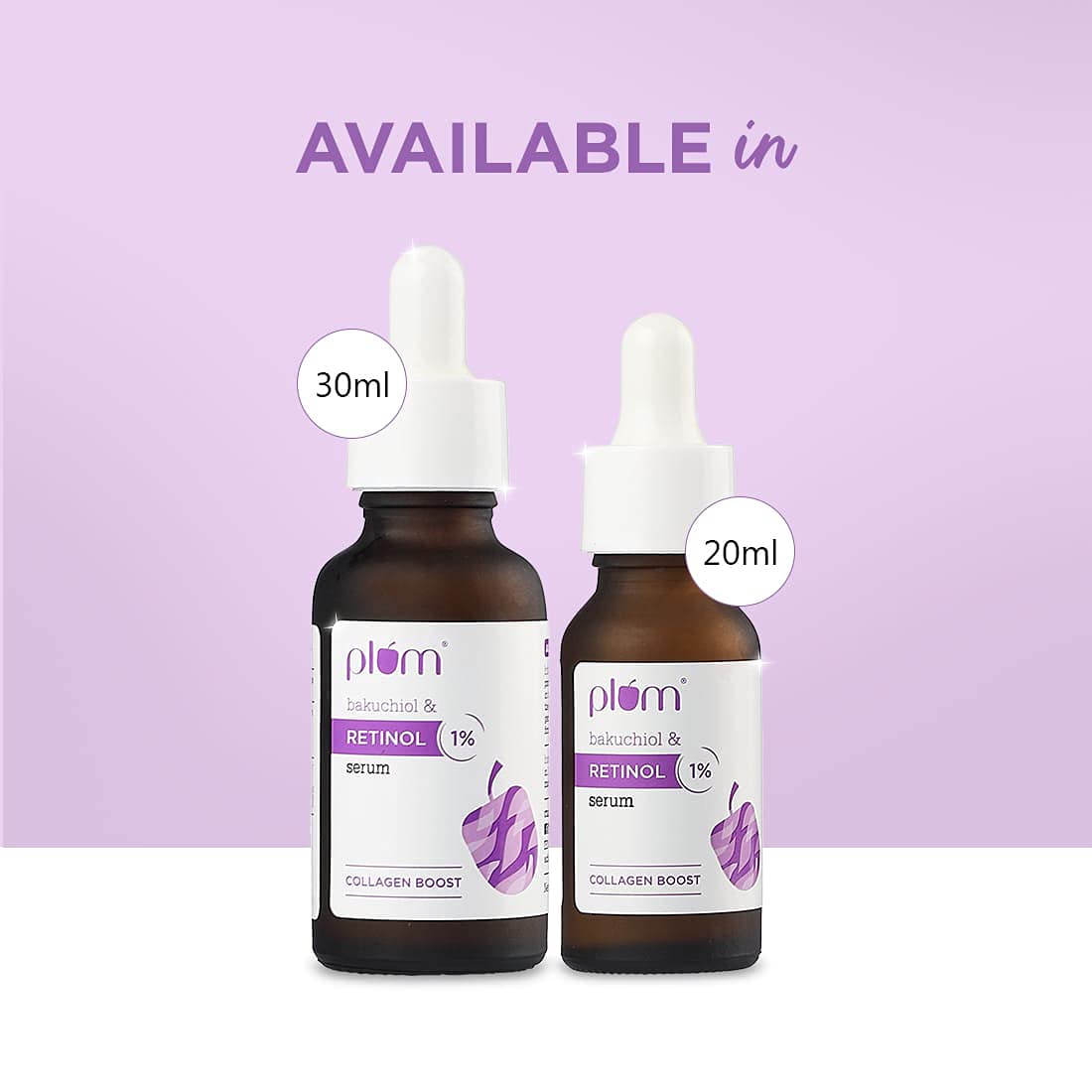 Plum 1% Retinol Face Serum With Bakuchiol For Smooth & Youthful-looking Skin (20ml)