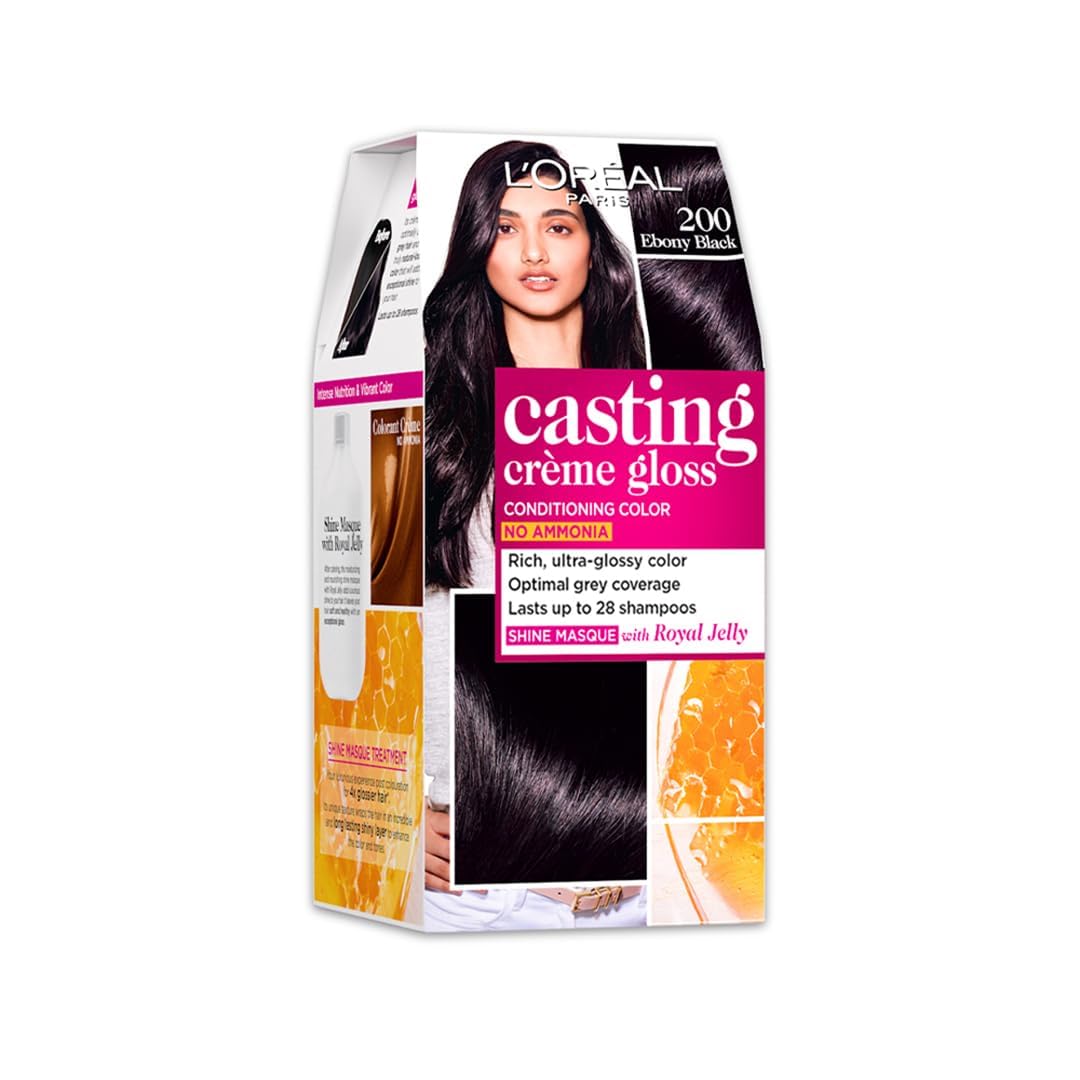 L'Oréal Paris Casting Creme Gloss Hair Color With Glycolic Gloss Complex (60ml+100g)