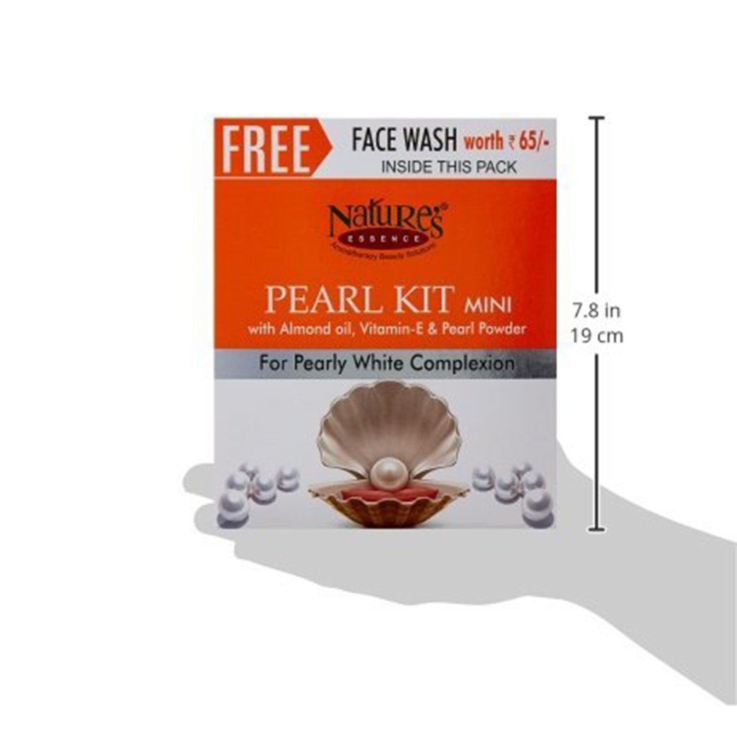 Nature's Essence Pearl Facial Kit (52gm+65ml Face Wash)