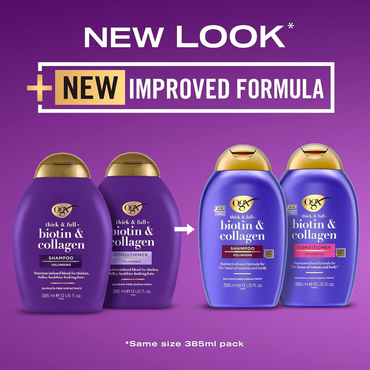 OGX Thick & Full Biotin & Collagen Conditioner (385ml)