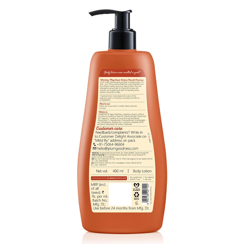 Plum Bodylovin' Hazelnut Eclair Body Lotion (400ml)