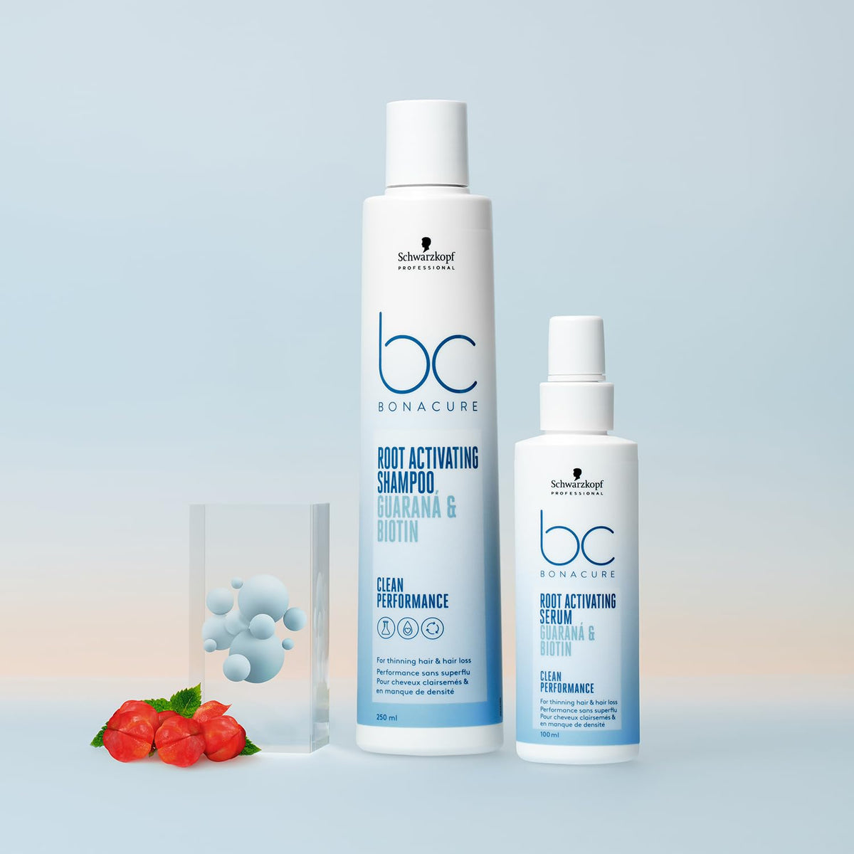 Schwarzkopf Professional Bonacure Root Activating Shampoo For Thinning Hair| Biotin & Guarana (250ml)