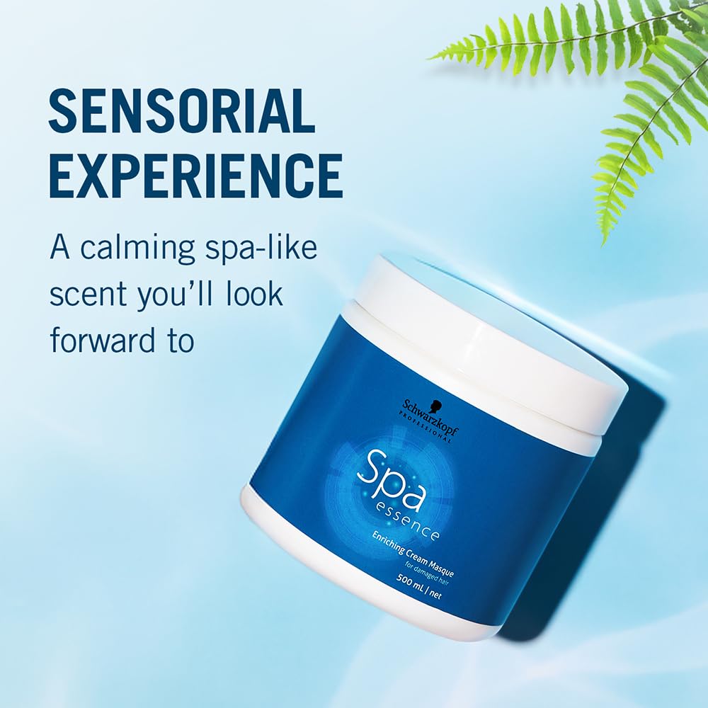 Schwarzkopf Professional Spa Essence Enriching Cream Masque for Damaged Hair (500ml)