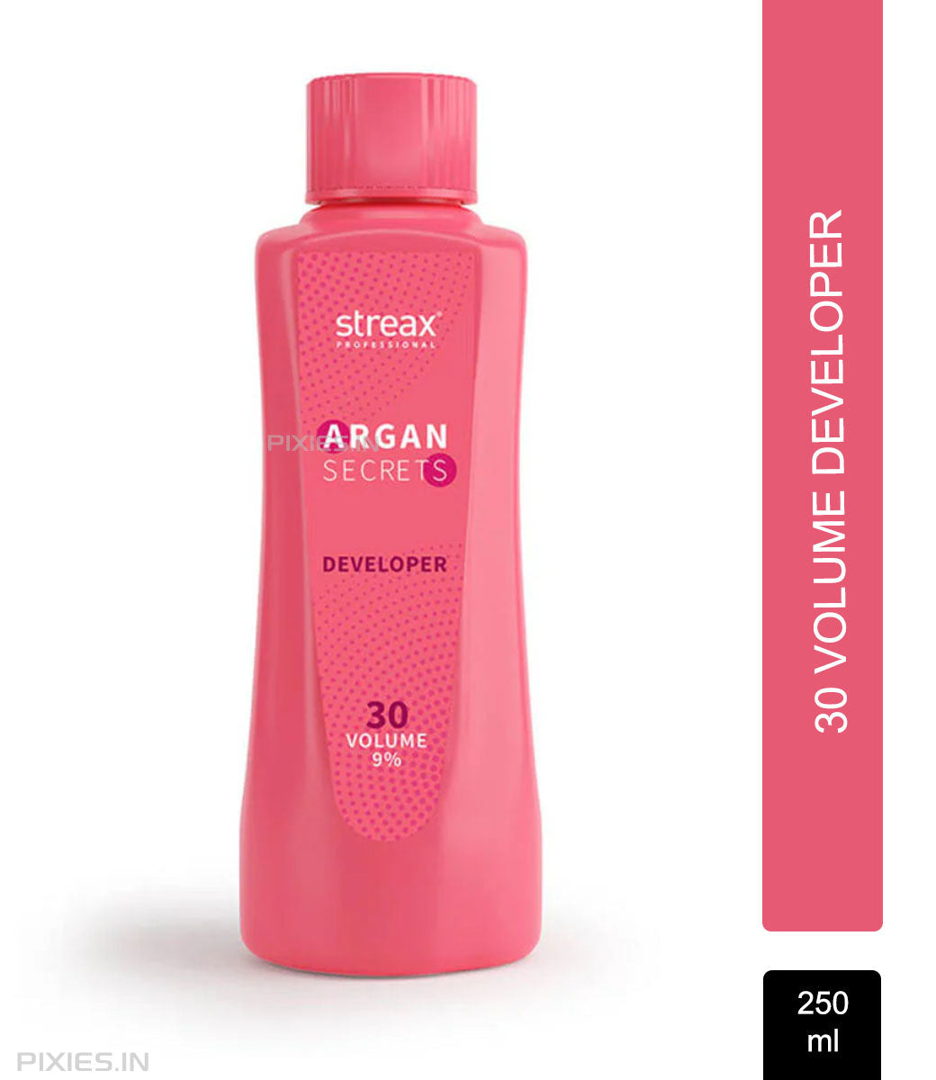 Streax Professional Developer for Argan Secrets Colourant - 30 Volume 9% (250ml)