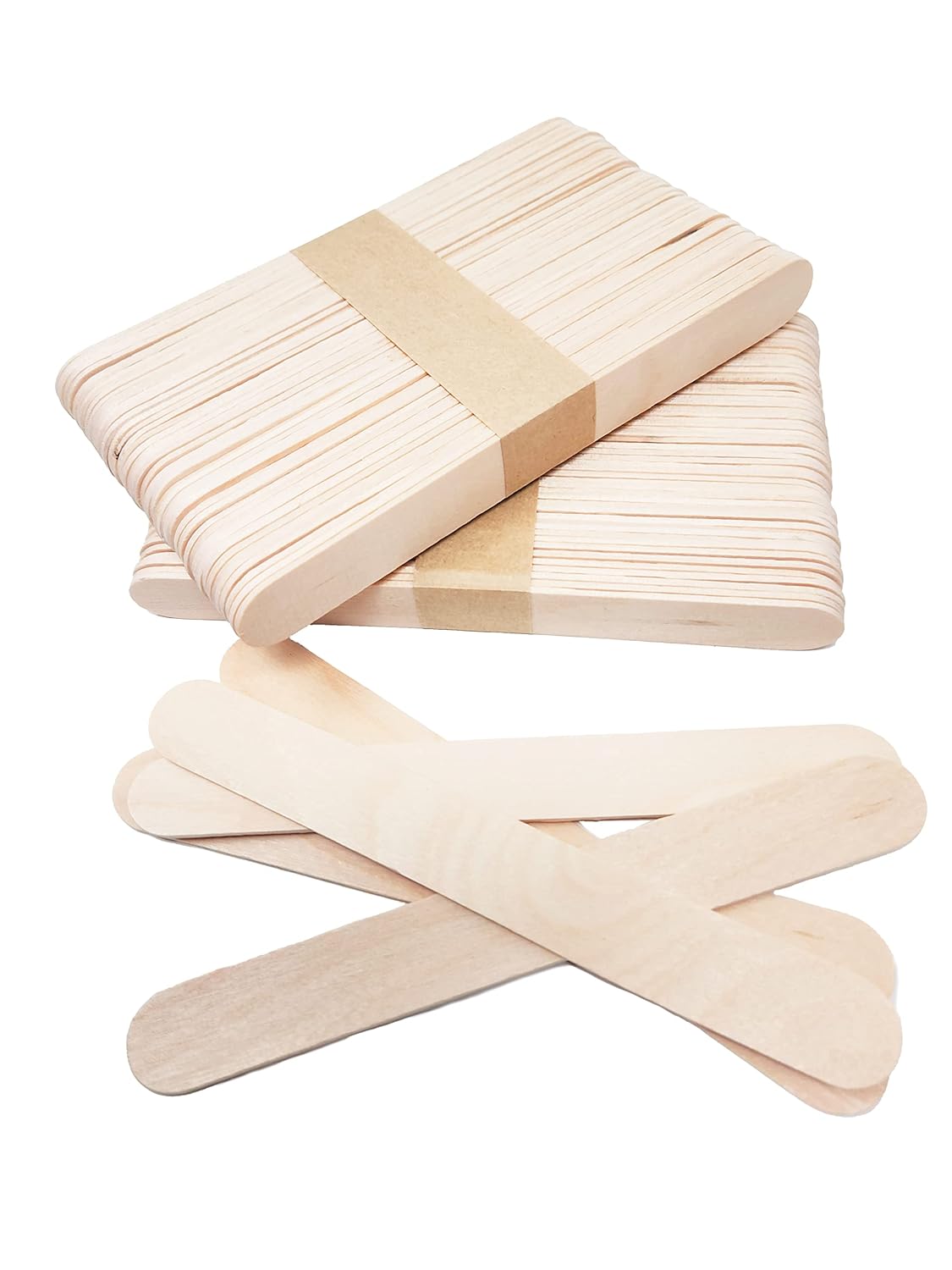 Wooden Waxing Spatula for Face Waxing for Home and Salon Use (100pc/box)