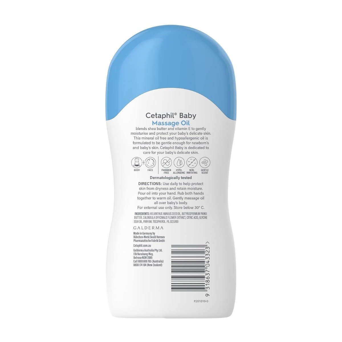 Cetaphil Baby Massage Oil With Shea Butter (200ml)