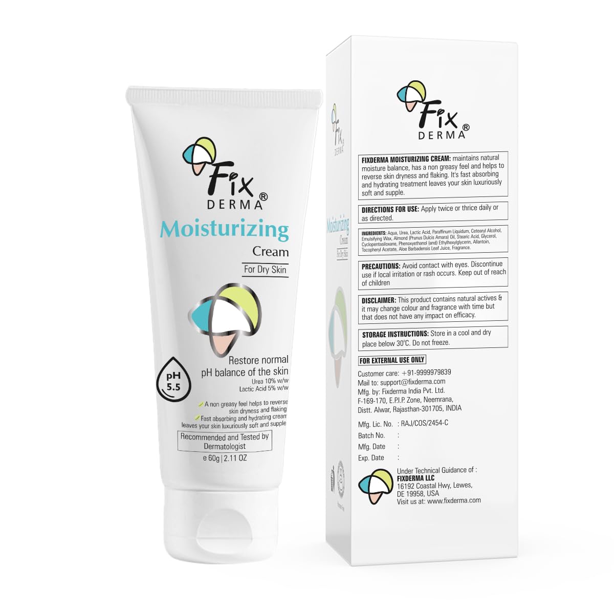 Fixderma Multi Active Daily Moisturizing Lotion, For Dry Skin, Body, Non Comedogenic & Non Greasy (150ml)