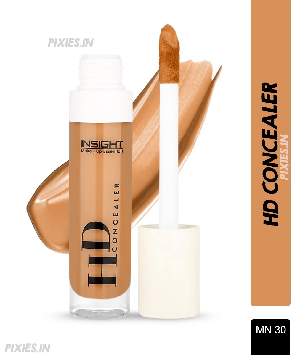 Insight Cosmetics Hd Concealer, Crease Resistant & High Coverage Long Wear Waterproof Formula (9gm)