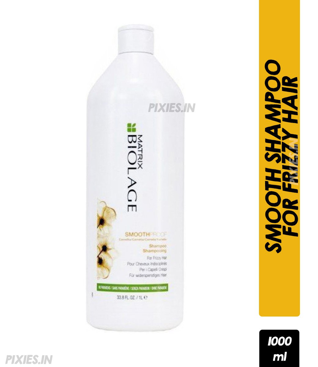 Matrix Matrix Biolage Smoothproof Professional Shampoo for Dry and Frizzy Hair, 72 HRS FRIZZ CONTROL (1000ml)