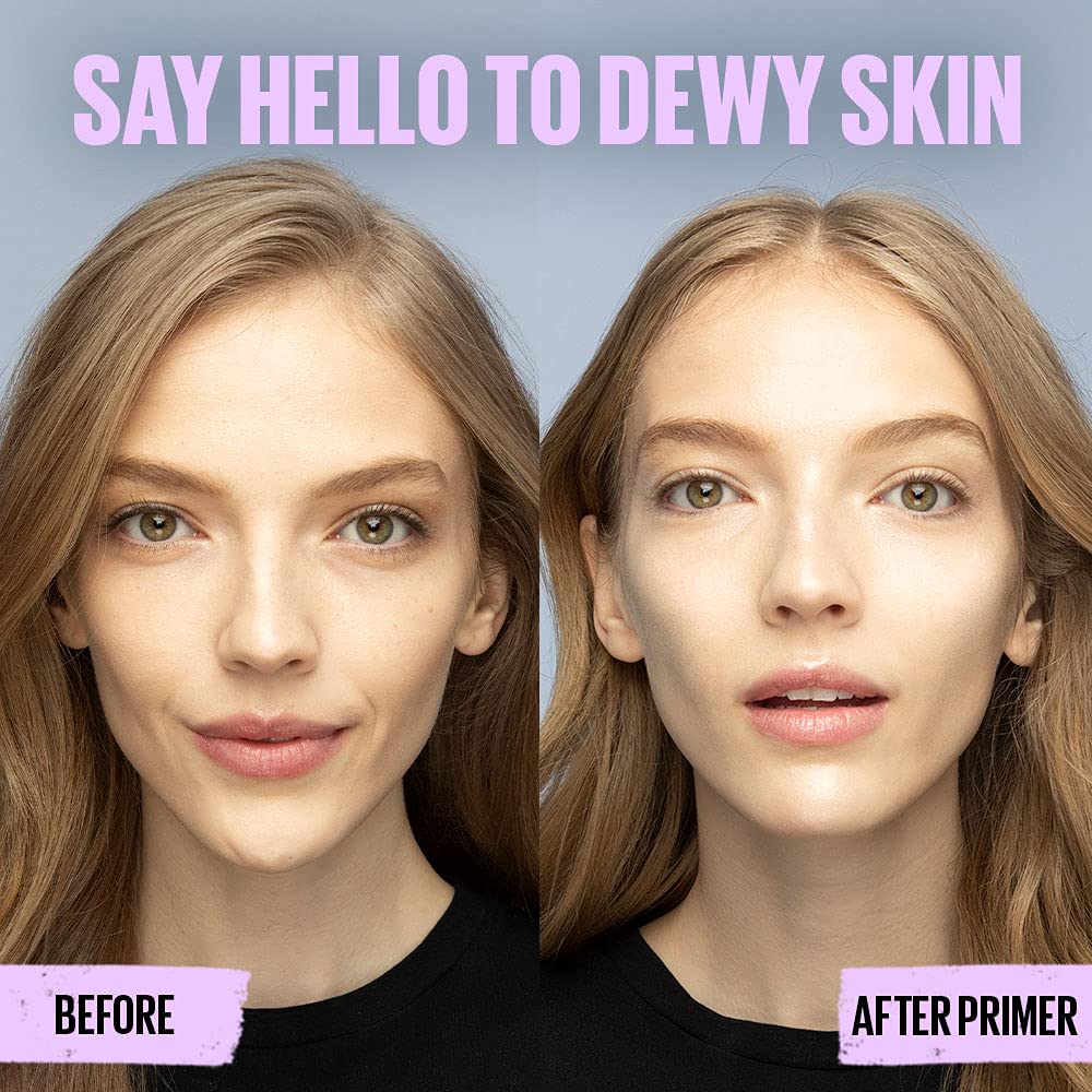 Maybelline New York Fit Me Primer, Oil free and Non Comedogenic Formula - Dewy+Smooth Primer (30ml)