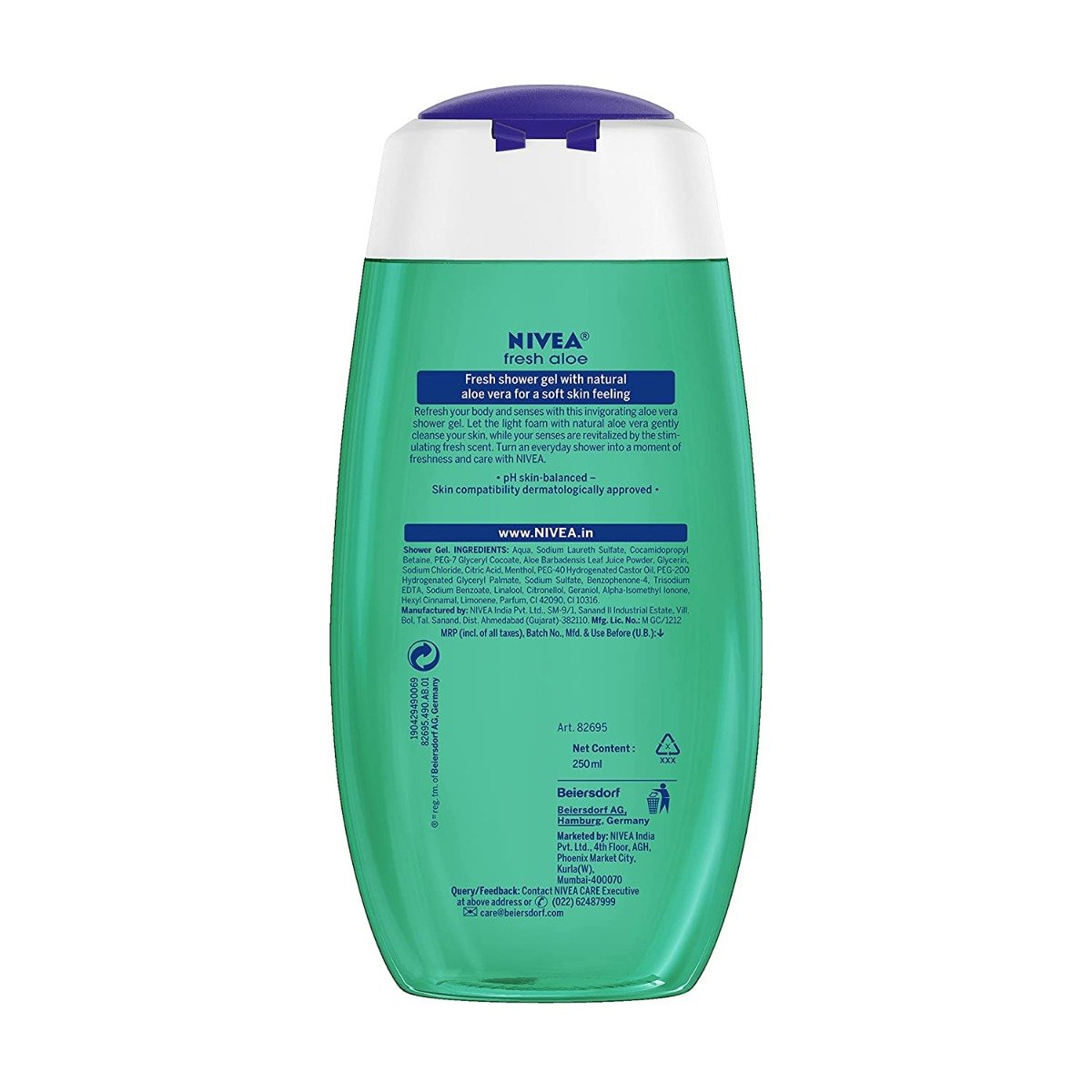 NIVEA Fresh Aloe Shower Gel (250ml)