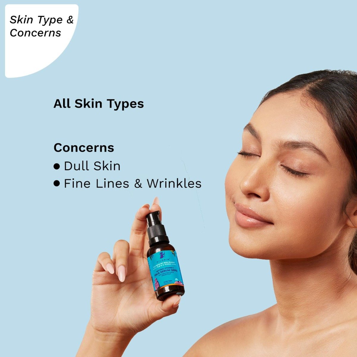Pilgrim Natural Vitamin C Serum 20% with Hyaluronic Acid & Kakadu Plum (30ml)