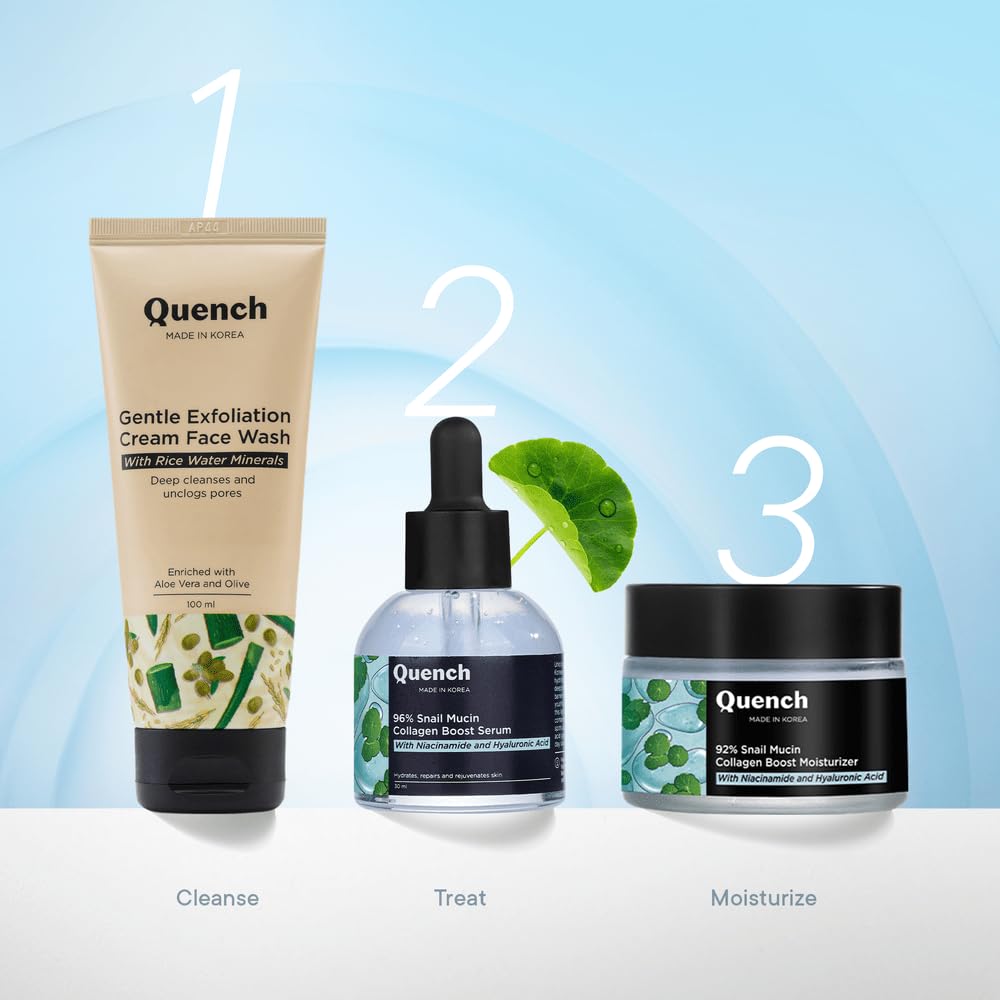 QUENCH 96% Snail Mucin Collagen Boost Serum (30ml)