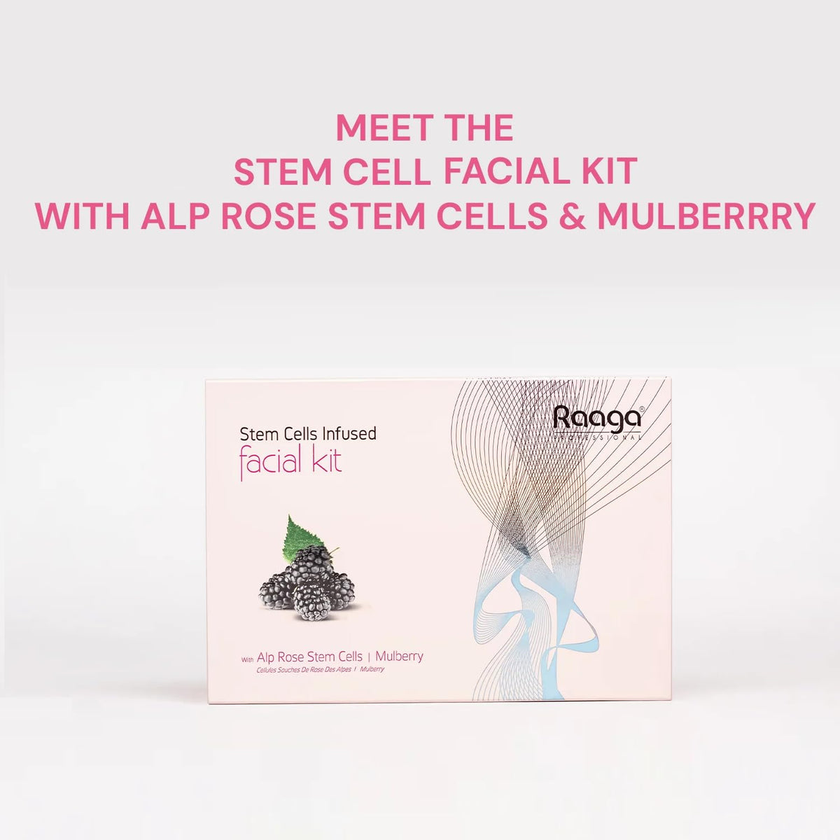 Raaga Professional Stem Cell Infused Fairness Facial Kit (51gm+10ml)