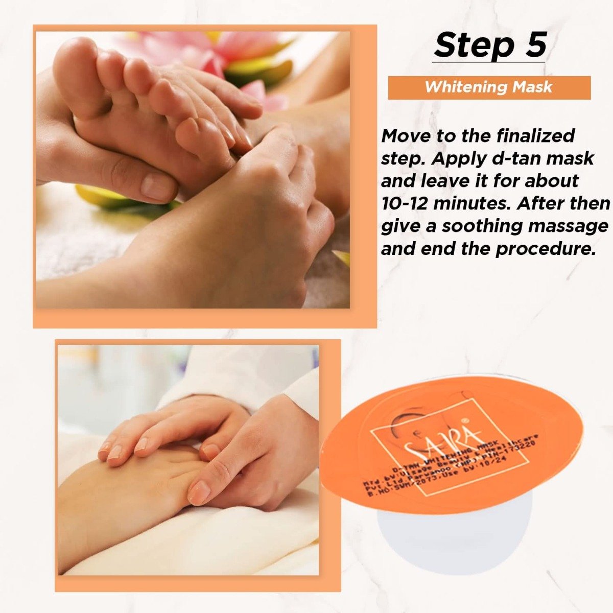 Sara Whitening D-tan Pedicure And Manicure Kit (50gm)
