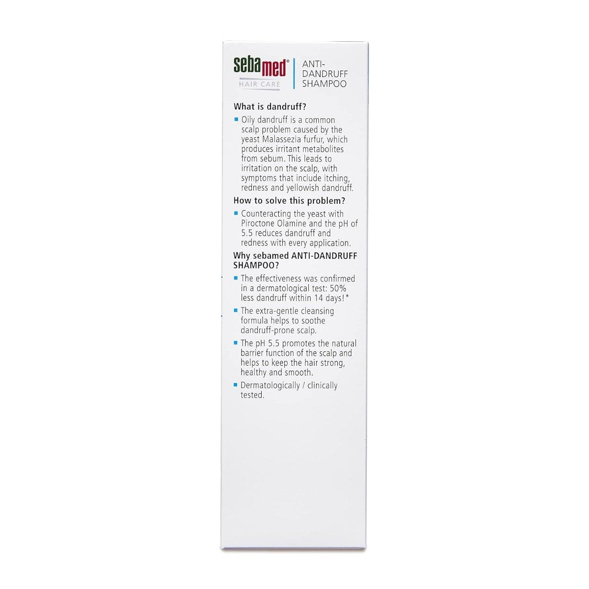 Sebamed Anti-Dandruff Shampoo, PH 5.5. Oily Hair & Dandruff Prone Scalp (50ml)