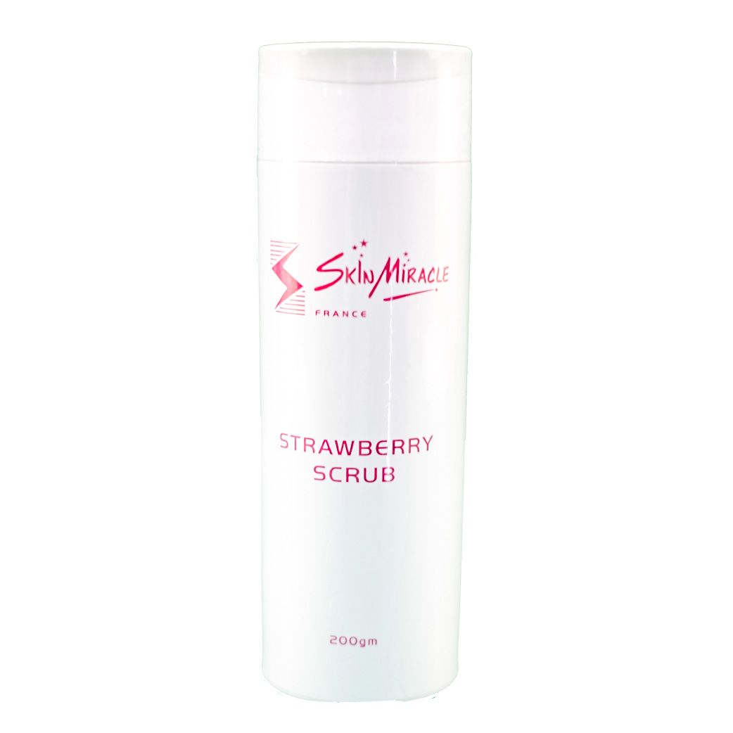 Skin Miracle Strawberry Gentle Facial Scrub (200ml)