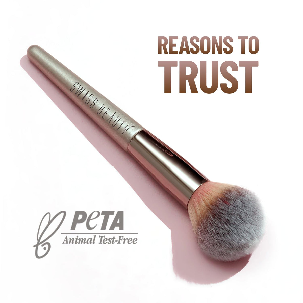 Swiss Beauty Compact Powder Brush (SB-F02) (1Pc)
