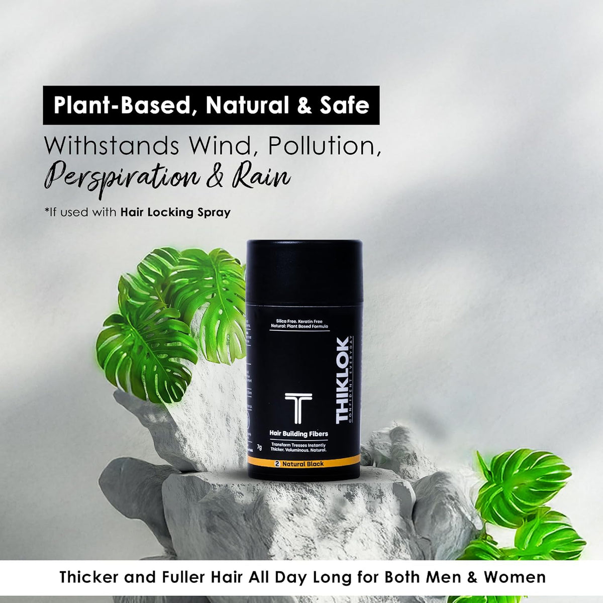 Thiklok Hair Building Fibres Natural black