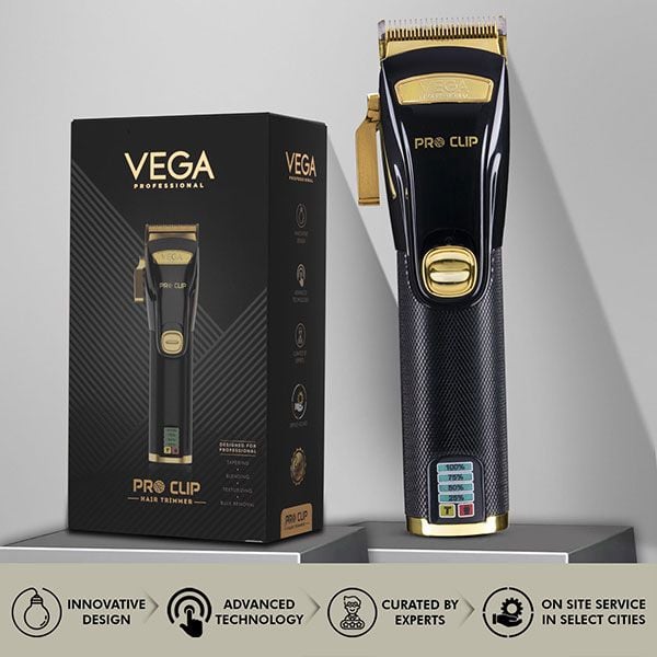 Vega Professional Pro Clip Cord/Cordless Hair Clipper (VPPHC-06)