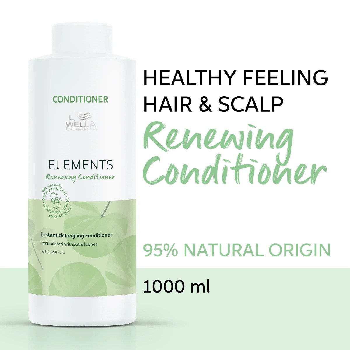 Wella Professionals Elements Lightweight Renewing Conditioner (Dermatologically Tested) (1000ml)