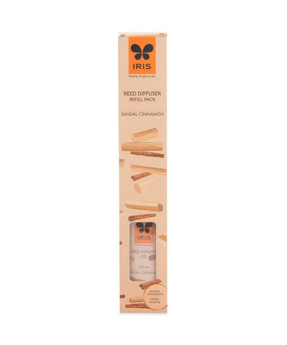 Iris Reed Diffuser Refill Pack - Sandal Cinnamon (100ml)