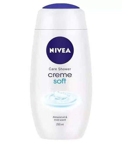 NIVEA Body Wash- Crème Soft Naturally Clean & Healthy Skin Natural Almond Oil (250ml)