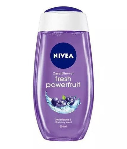 NIVEA Body Wash, Fresh Powerfruit Shower Gel, with Antioxidants & Blueberry Scent (250ml)