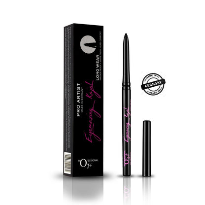 O3+ Pro Artist Eyemazing Kajal Long Wear Smudge Proof Matte Finish Black (10gm)
