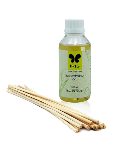 Iris Reed Diffuser Refill Pack - Lemon Grass (100ml)