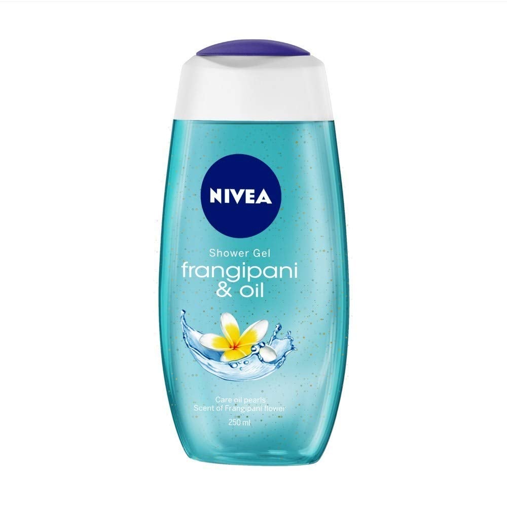 Nivea Frangipani & Oil Shower Gel Pampering Care & Refreshing Scent of Frangipani Flower (250ml)