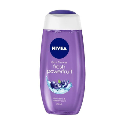 NIVEA Body Wash, Fresh Powerfruit Shower Gel, with Antioxidants & Blueberry Scent (250ml)