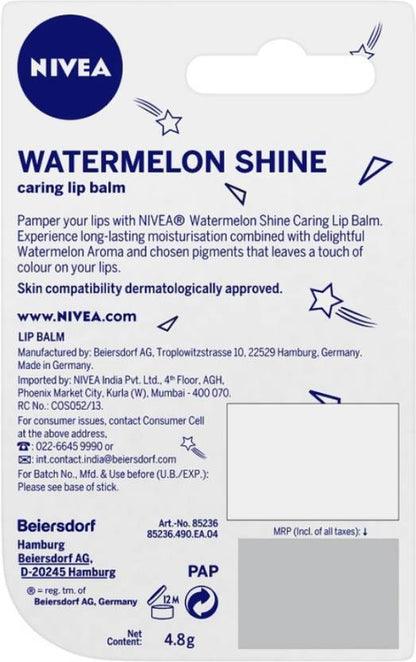 Nivea Witty Watermelon Lip Balm (4.8gm)