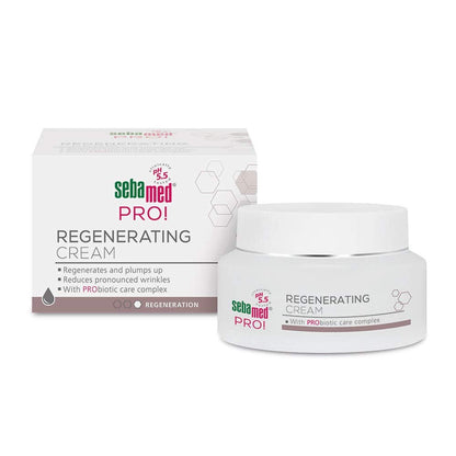 Sebamed Pro Regenerating Cream - Probiotic Care, Reduces Wrinkles & Fine Line, Base For Makeup (50ml)