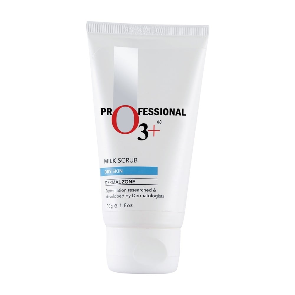 O3+ Professional Milk Scrub Dry Skin For Gentle Exfoliation & Nourished Glow (50gm)