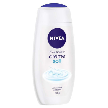 NIVEA Body Wash- Crème Soft Naturally Clean & Healthy Skin Natural Almond Oil (250ml)