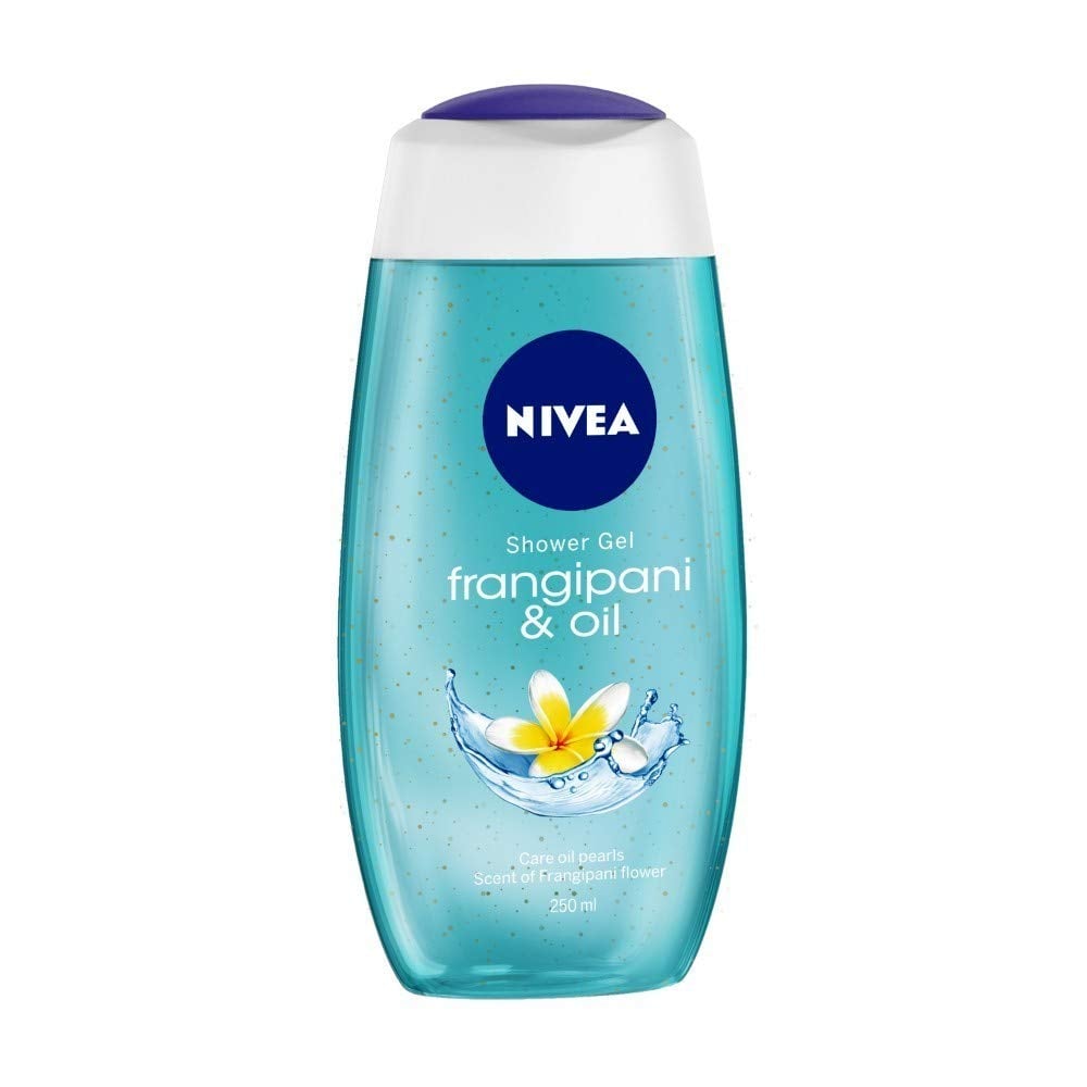 Nivea Frangipani & Oil Shower Gel Pampering Care & Refreshing Scent of Frangipani Flower (250ml)