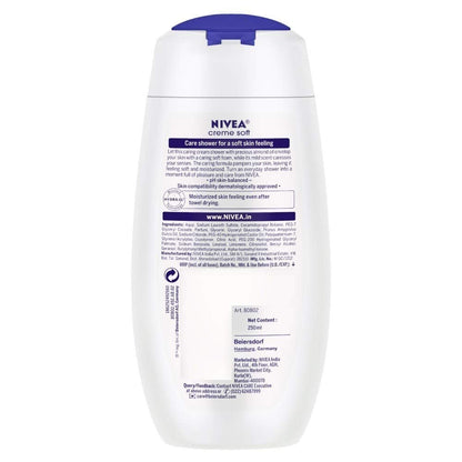 NIVEA Body Wash- Crème Soft Naturally Clean & Healthy Skin Natural Almond Oil (250ml)