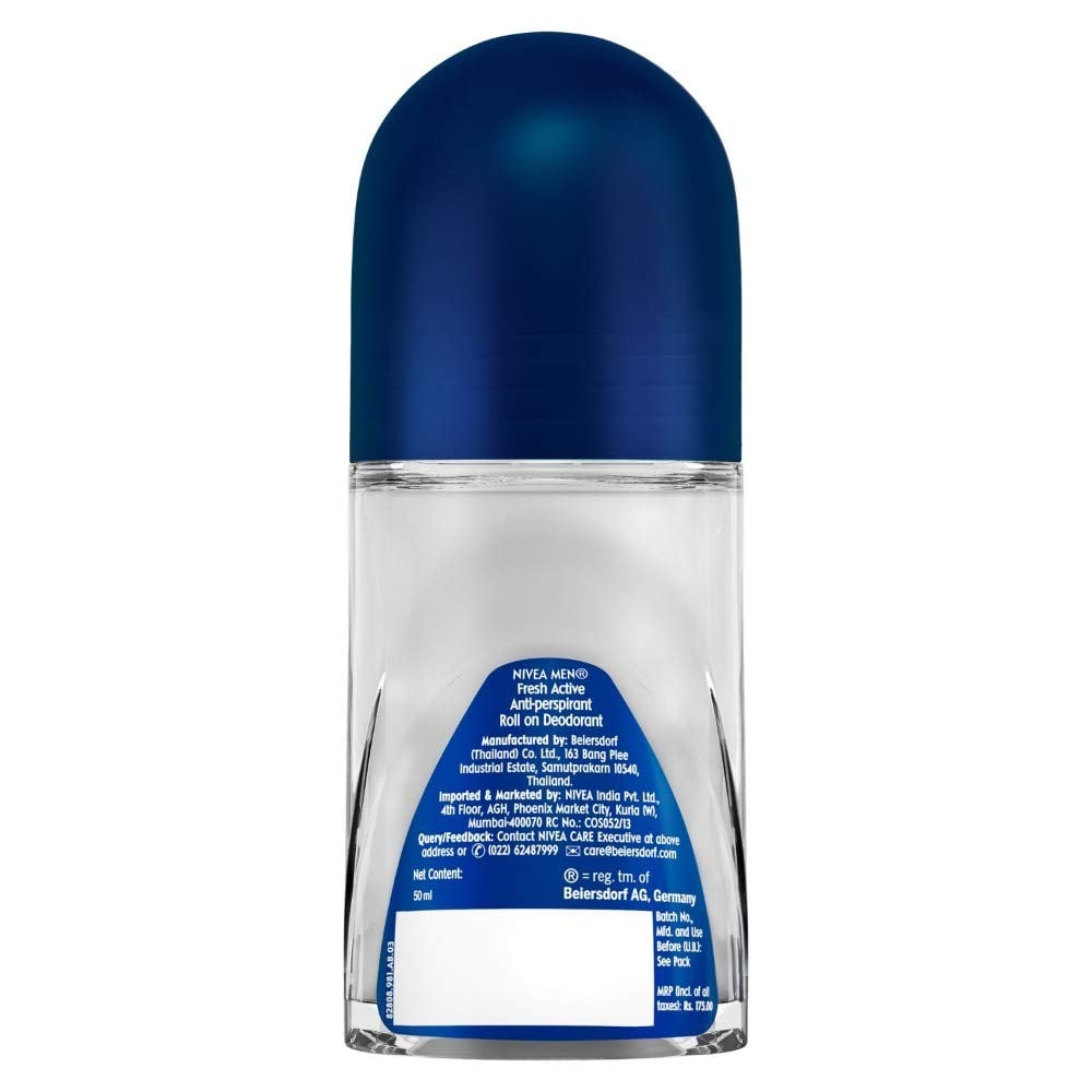 Nivea Men Fresh Active Roll On (50ml)