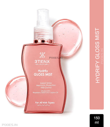 3TENX Hydrify Gloss Mist for Shiny, Frizz-Free Hair (150ml)