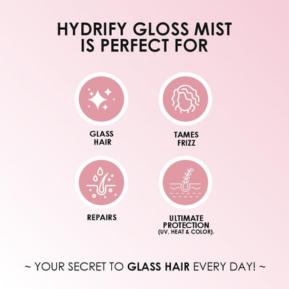 3TENX Hydrify Gloss Mist for Shiny, Frizz-Free Hair (150ml)